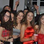 Young girls enjoying a party